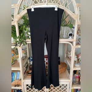 Aerie ribbed flare pants